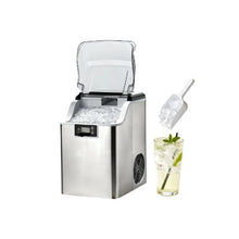 44 Lbs/Day Compact Countertop Nugget Ice Maker with Self-Cleaning for Kitchen, Bar & Office Gray