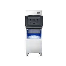 Automatic Commercial Ice Maker 650 lbs/24H with Stainless Steel Ice Storage Bin with Self-Cleaning Function