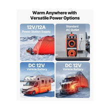 8kW All-in-One Portable Diesel Air Heater with Bluetooth App and Remote Control