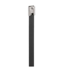 Polyester Fully Coated Heavy Cross Section Cable Tie Black MLTFC2H-LP316 (Pack of 50)