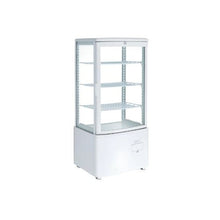 Commercial 3 Cu.Ft. Square Countertop Refrigerated Pastry Display Case with LED Lighting & Turbo Cooling