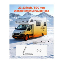25mm Diameter Stainless Steel Diesel Heater Exhaust Flex Tube for 2KW, 5KW, and 8KW Heaters