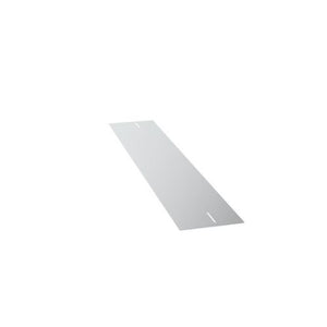 8 Inch Steel Powder Coated Cable Management Tray Protector Silver PWBTL8PG