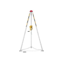 2600 lbs Confined Space Rescue Tripod Kit with 98.5 ft Steel Cable 2600 lbs Winch, Adjustable Legs & Fall Protection