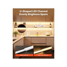 3.3 ft U-Shaped LED Aluminum Extrusion for Cabinet Lighting For Housing System 10 Pack