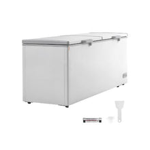 19.8 Cu.Ft Commercial Chest Freezer with Dual Locking Lids & 4 Baskets with LED Light
