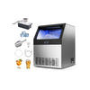 Freestanding Indoor Commercial Ice Maker Machine with Pump 265 lbs/24H with 85 lb Storage Bin