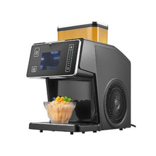 Electric 44 LBS/24H Snowflake Ice Machine with Stainless Steel Adjustable Ice Texture for Home & Cafes
