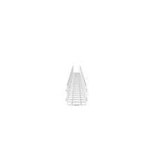 Powder Coated Steel Cable Management Basket White PWB4X4WH