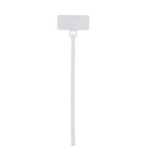 Cross Section Flag Miniature Marker Cable Tie Natural PLF1M-M (Pack of 1000)