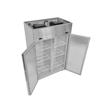 Heavy Duty 48 Inch Commercial Refrigerator Freezer Combo 31.1 Cu.Ft. 2 Door Reach In Unit with LED Lighting