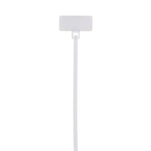 Cross Section Flag Miniature Marker Cable Tie Natural PLF1M-C (Pack of 100)