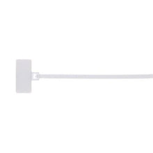 Cross Section Flag Miniature Marker Cable Tie Natural PLF1M-M (Pack of 1000)