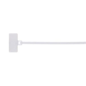 Cross Section Flag Miniature Marker Cable Tie Natural PLF1M-M (Pack of 1000)