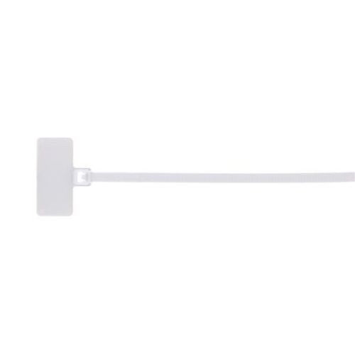 Cross Section Flag Miniature Marker Cable Tie Natural PLF1M-M (Pack of 1000)