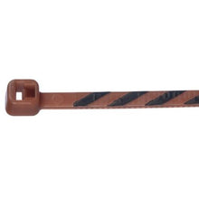 Nylon Cross Section Miniature Cable Tie Brown With Black PLT1M-L1-0 (Pack of 50)
