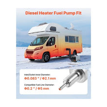 12V DC Diesel Air Heater Fuel Pump Replacement Quiet Fuel Metering Pump for Parking Heaters