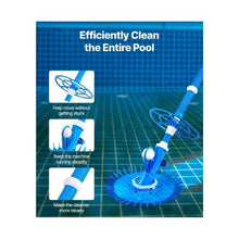 Automatic Suction Pool Cleaner 33 ft Pool Vacuum Sweeper with 12 Hoses for In-Ground & Above-Ground Pools