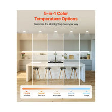 4 Inch LED Ultra Thin Panel Downlights with 5CCT Selectable White Tones 12 Pack