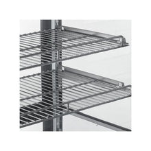 5 Cu. Ft. Commercial Countertop Refrigerated Display Case with 2-Tier Shelving for Bakery, Cafe, and Dessert Shop