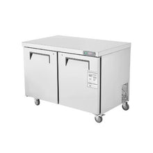Commercial 48 Inch Two Door Frozen Prep Refrigerator with Stainless Steel Cabinet