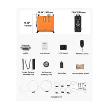 Compact Low Noise Diesel Heater with Remote Control for RV, Truck, Camper, Van, Boat and Trailer