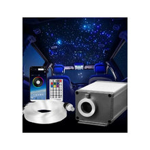 450PCS Fiber Optic Star Ceiling Light Bluetooth App Controlled Starlight Headliner Lighting Kit & Remote Control