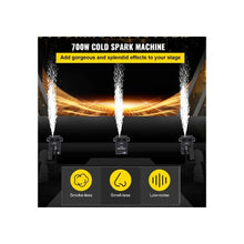 DMX Controlled 700W Cold Spark Indoor Remote Control Cold Spark Firework Machine And Fountain Spark Generator