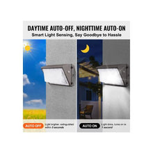 100W LED Wall Pack Lights 10800LM High Lumen Outdoor Security Fixture Waterproof Design 2 Pack