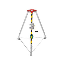 Confined Space Rescue Tripod Kit with 1,200 lbs Winch, 7 ft Adjustable Legs & 98 ft Cable, Fall Protection System