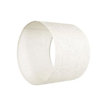 13x10 Inch Easy Assemble Medium Size Linen Drum Lampshades for Table Floor & Pendant Lights Set of Two