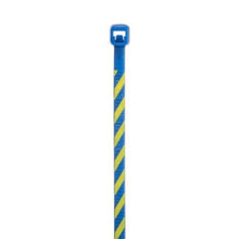Nylon Standard Locking Cable Ties Blue With Yellow PLT1M-L6-4 (pack of 50)