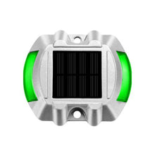 Wireless Heavy Duty Solar LED Dock Lights for Driveway & Walkway Green 4 Pack