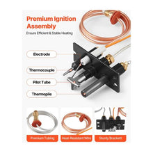 Fireplace Gas Pilot Ignition Assembly Compatible with Quadra-Fire, Heat & Glo & Heatilator
