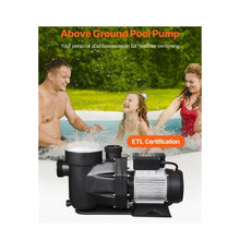 3450 RPM 3.0 HP Single-Speed Above Ground Swimming Pool Pump with 220V High-Power Motor