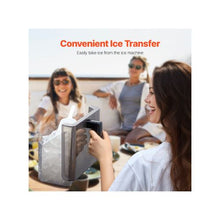 46 Lbs/Day Automatic Countertop Ice Maker with Self Cleaning Function for Home, Office & Party