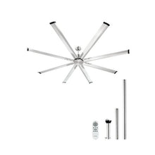 Heavy Duty 84 Inch Large Modern Ceiling Fan With Remote Control for Living Room & Patio