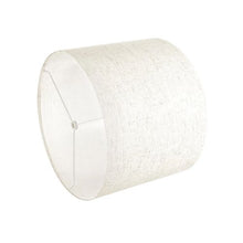 13x10 Inch Easy Assemble Medium Size Linen Drum Lampshades for Table Floor & Pendant Lights Set of Two