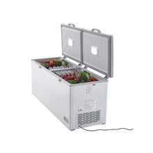 19.8 Cu.Ft Commercial Chest Freezer with Dual Locking Lids & 4 Baskets with LED Light