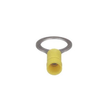 Copper Brazed Seam Barrel Insulated Ring Terminal Yellow PV10-12R-Q (Pack Of 25)