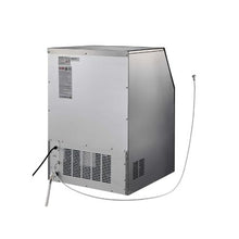 Freestanding Indoor Commercial Ice Maker Machine with Pump 265 lbs/24H with 85 lb Storage Bin