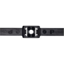 Nylon Double Clamp Cable Tie With Spacer Black PLDC1.5EH-L350(Pack of 50)
