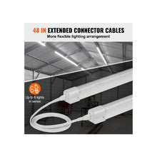 High Output 40W 4 Foot 6500LM LED Utility Shop Lights Garage & Warehouse 10 Pack