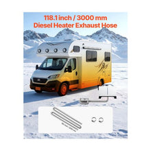 118 Inch Stainless Steel Diesel Heater Flexible Exhaust Pipe Replacement Kit
