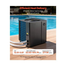 104,790 BTU In-Ground Pool Heat Pump with DC Inverter, WiFi & App Control for Pools Up to 27,738 Gallons