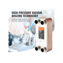Durable 30 Plate Stainless Steel Brazed Heat Exchanger for Residential Heating Cooling and Heat Transfer Applications