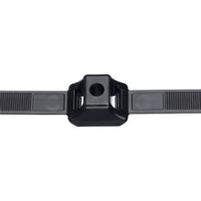 Nylon Double Clamp Cable Tie With Spacer Black PLDC1.5EH-L350(Pack of 50)