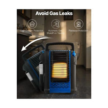 9,000 BTU Portable Propane Heater for Workshops, Garages, and Recreational Activities