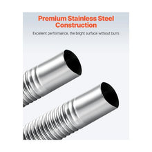 25mm Diameter Stainless Steel Diesel Heater Exhaust Flex Tube for 2KW, 5KW, and 8KW Heaters