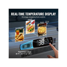 55-Inch Refrigerated Condiment Prep Table Countertop Sandwich Ingredient Cooler with 7-Pan Capacity